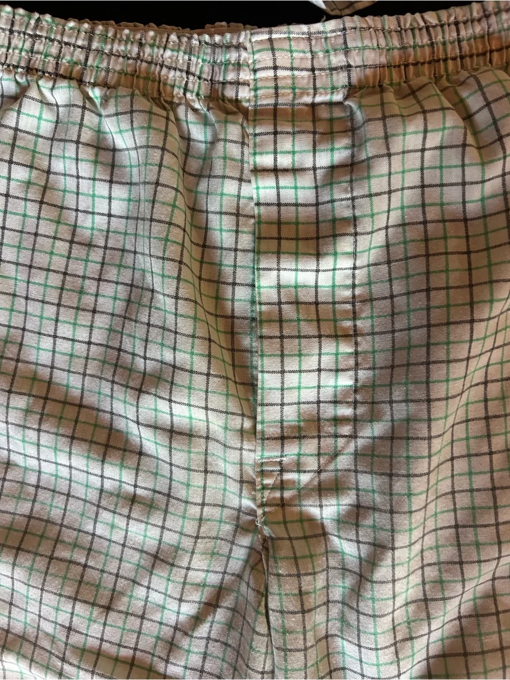 Vintage Royal Night Classic Plaid Cotton Boxer Shorts